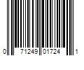 Barcode Image for UPC code 071249017241