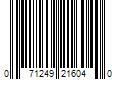 Barcode Image for UPC code 071249216040