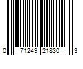 Barcode Image for UPC code 071249218303