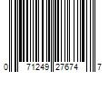 Barcode Image for UPC code 071249276747