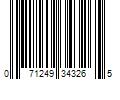 Barcode Image for UPC code 071249343265