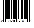 Barcode Image for UPC code 071249361504