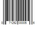 Barcode Image for UPC code 071252000056