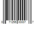 Barcode Image for UPC code 071255000077