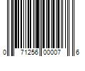 Barcode Image for UPC code 071256000076. Product Name: 