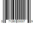 Barcode Image for UPC code 071260000079