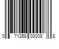 Barcode Image for UPC code 071268000088