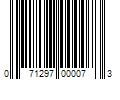 Barcode Image for UPC code 071297000073