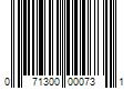 Barcode Image for UPC code 071300000731