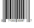 Barcode Image for UPC code 071300000977