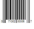 Barcode Image for UPC code 071302000067