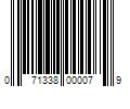 Barcode Image for UPC code 071338000079