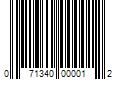 Barcode Image for UPC code 071340000012