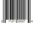 Barcode Image for UPC code 071371000074