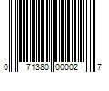 Barcode Image for UPC code 071380000027