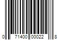 Barcode Image for UPC code 071400000228