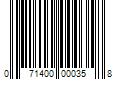 Barcode Image for UPC code 071400000358