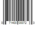 Barcode Image for UPC code 071400000723