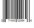 Barcode Image for UPC code 071400020646