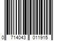 Barcode Image for UPC code 0714043011915