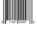 Barcode Image for UPC code 071421000078