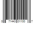 Barcode Image for UPC code 071443011007