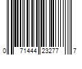 Barcode Image for UPC code 071444232777