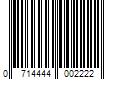 Barcode Image for UPC code 0714444002222