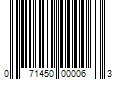 Barcode Image for UPC code 071450000063