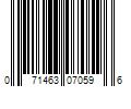 Barcode Image for UPC code 071463070596