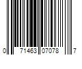 Barcode Image for UPC code 071463070787