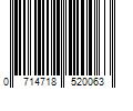 Barcode Image for UPC code 0714718520063