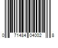 Barcode Image for UPC code 071484040028