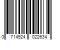 Barcode Image for UPC code 0714924022634