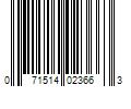 Barcode Image for UPC code 071514023663