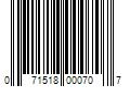 Barcode Image for UPC code 071518000707