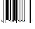 Barcode Image for UPC code 071527000071