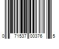 Barcode Image for UPC code 071537003765