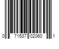 Barcode Image for UPC code 071537020601