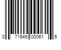 Barcode Image for UPC code 071549000615