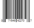 Barcode Image for UPC code 071549422707