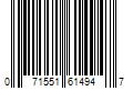 Barcode Image for UPC code 071551614947