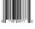 Barcode Image for UPC code 071567997775