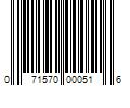 Barcode Image for UPC code 071570000516