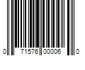 Barcode Image for UPC code 071576000060