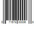 Barcode Image for UPC code 071578000068