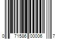 Barcode Image for UPC code 071586000067