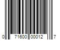 Barcode Image for UPC code 071600000127