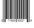 Barcode Image for UPC code 071600000219