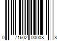 Barcode Image for UPC code 071602000088